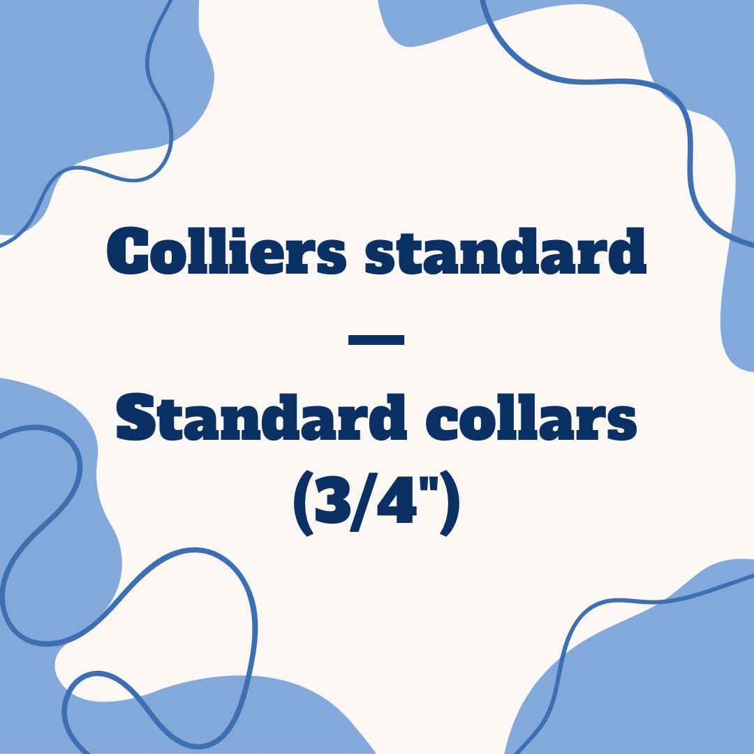 Colliers 3/4" standard | Standard 3/4" collars